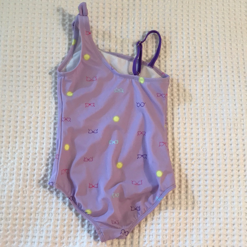 LAND’END kids purple swimsuit size 5